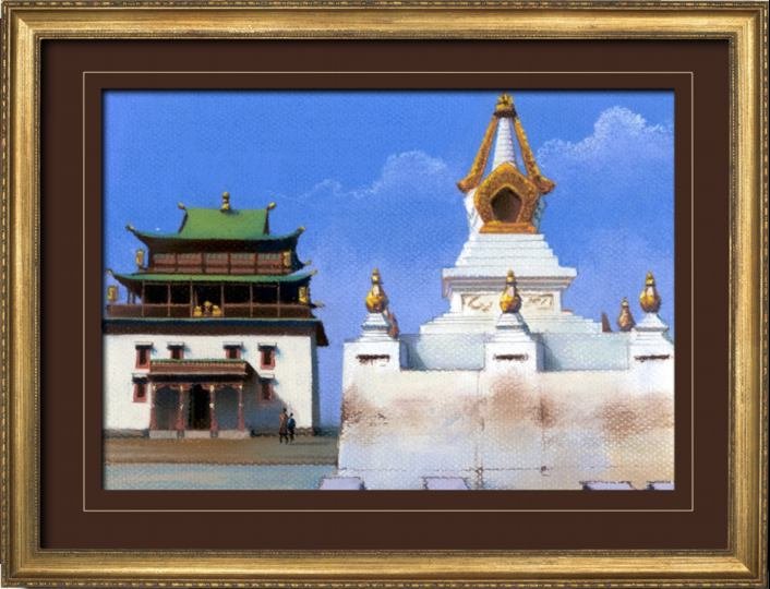 Монголия. Буддистский храм