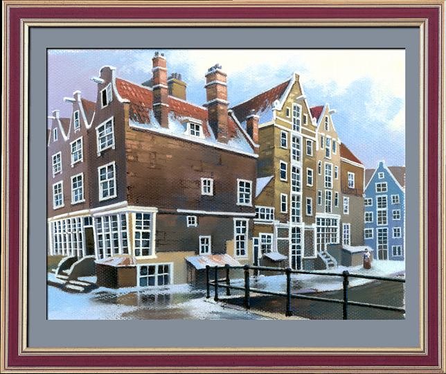 Старый Амстердам зимой