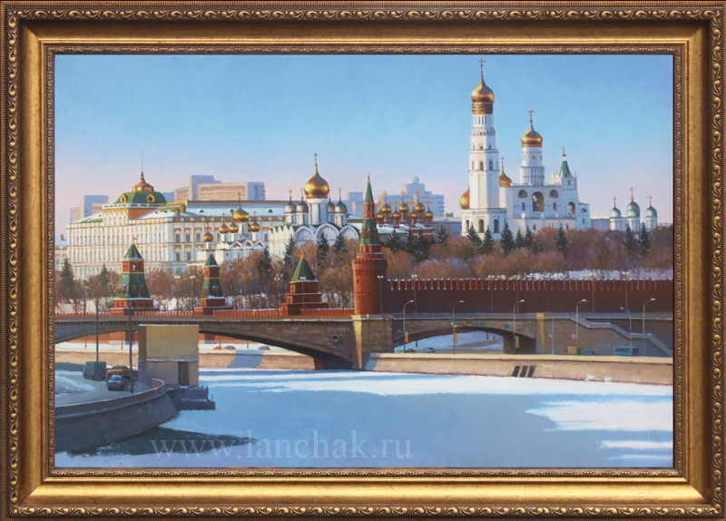 Солнечный день. Картина маслом 40х60 см. Вариант 2025 г.