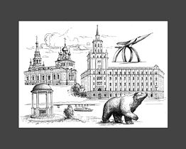 Графика: Пермь, драматический театр