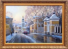 Первый снег в районе Таганки, Верхняя Радищевская
