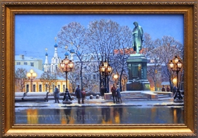 Тверской бульвар – летний московский пейзаж
