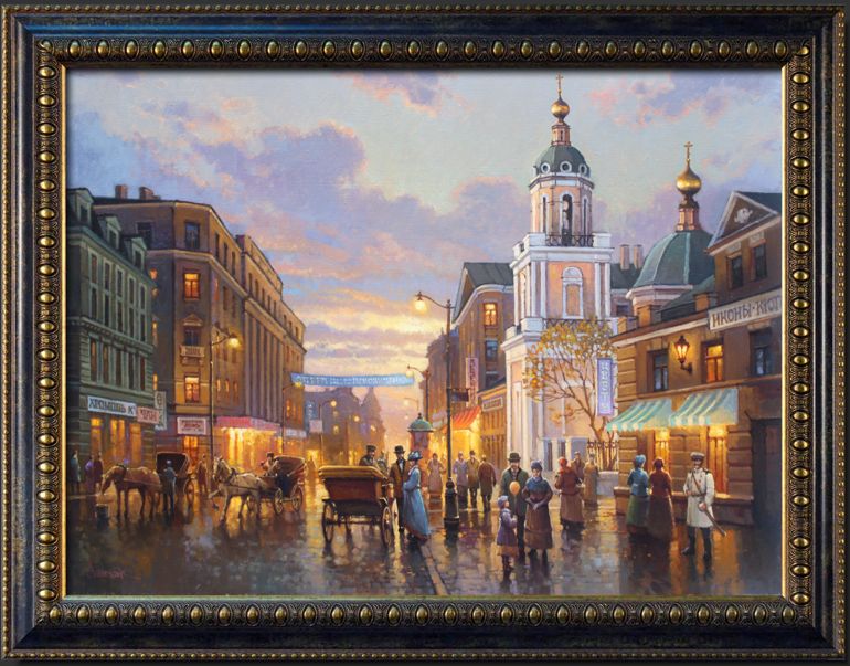 На Тверской. Картина маслом