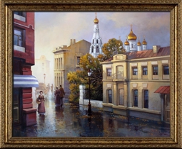 Спасо-Песковский переулок, масло на холсте