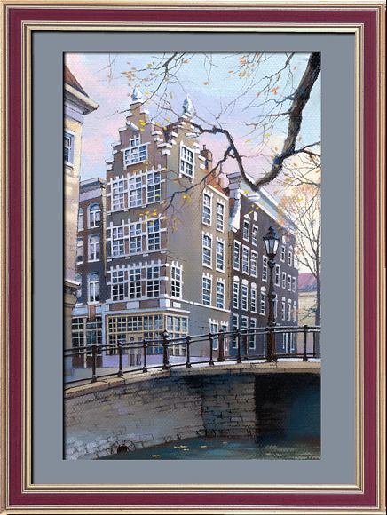 Картина Амстердам. Холст, масло