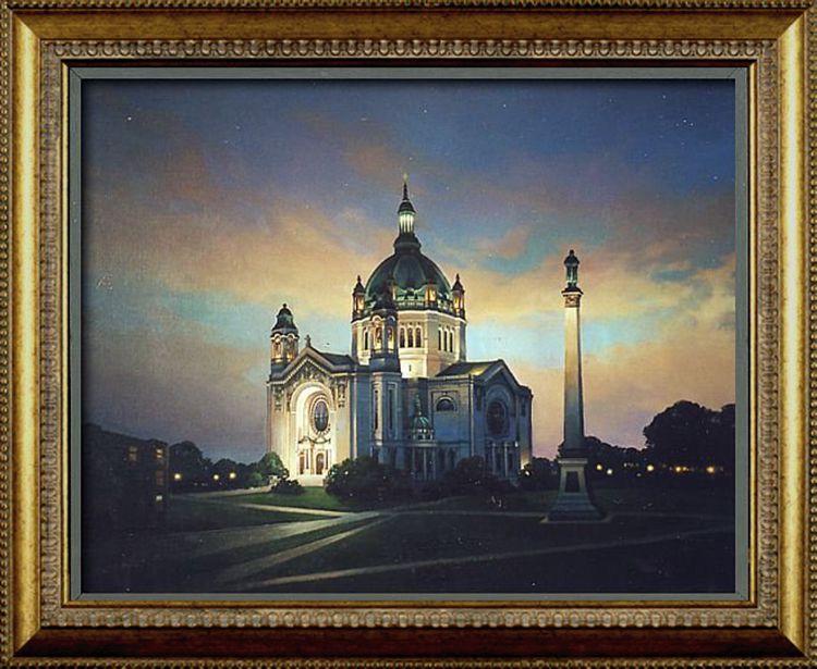 Собор Святого Павла, Миннеаполис, картина маслом