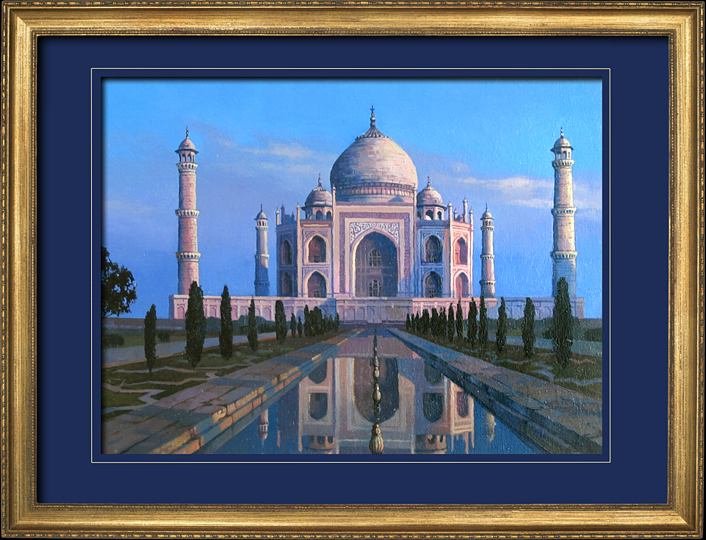 Тадж Махал, Инди. Картина маслом